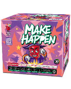 MAKE HAPPEN | 30 Shot 200 Gram Multi Shot Aerial by Pyro Box Fireworks